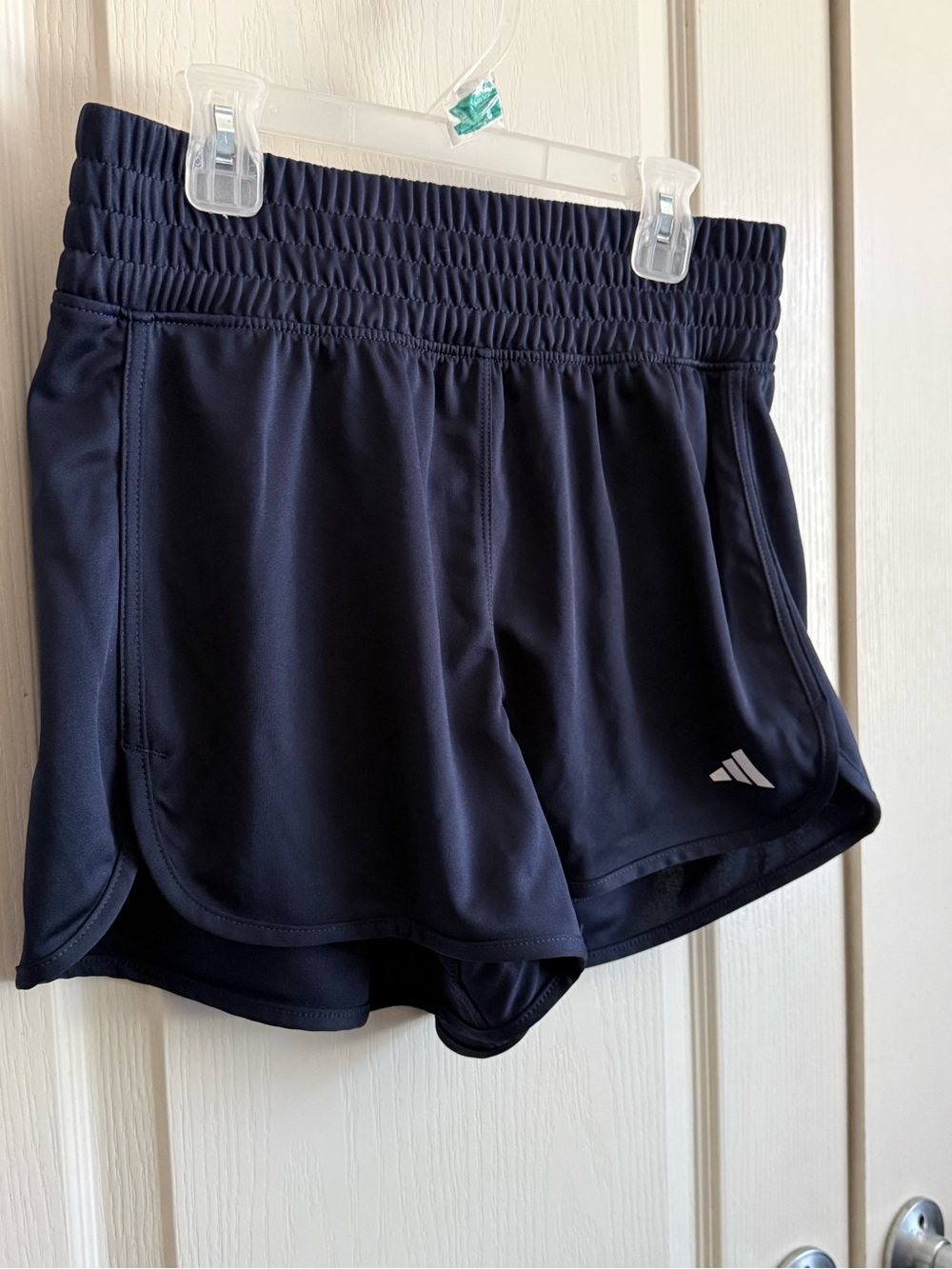 Adidas Women's Navy Pacer shorts size small